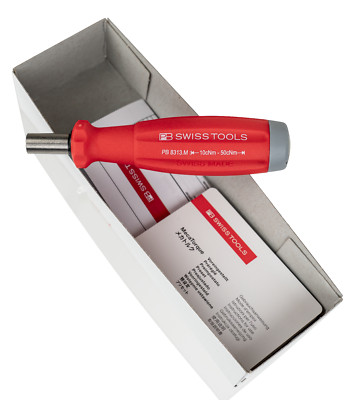 PB-SWISS Tools 8313 M MecaTorque Drehmoment Schraubenzieher 10-50 cNm für C6 Bit