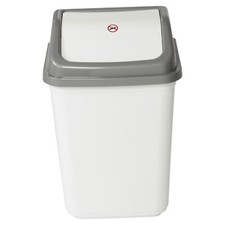 5L/20L/30L/50L Plastic Waste Recycling Bin Can with Swing Lid Kitchen Bathroom