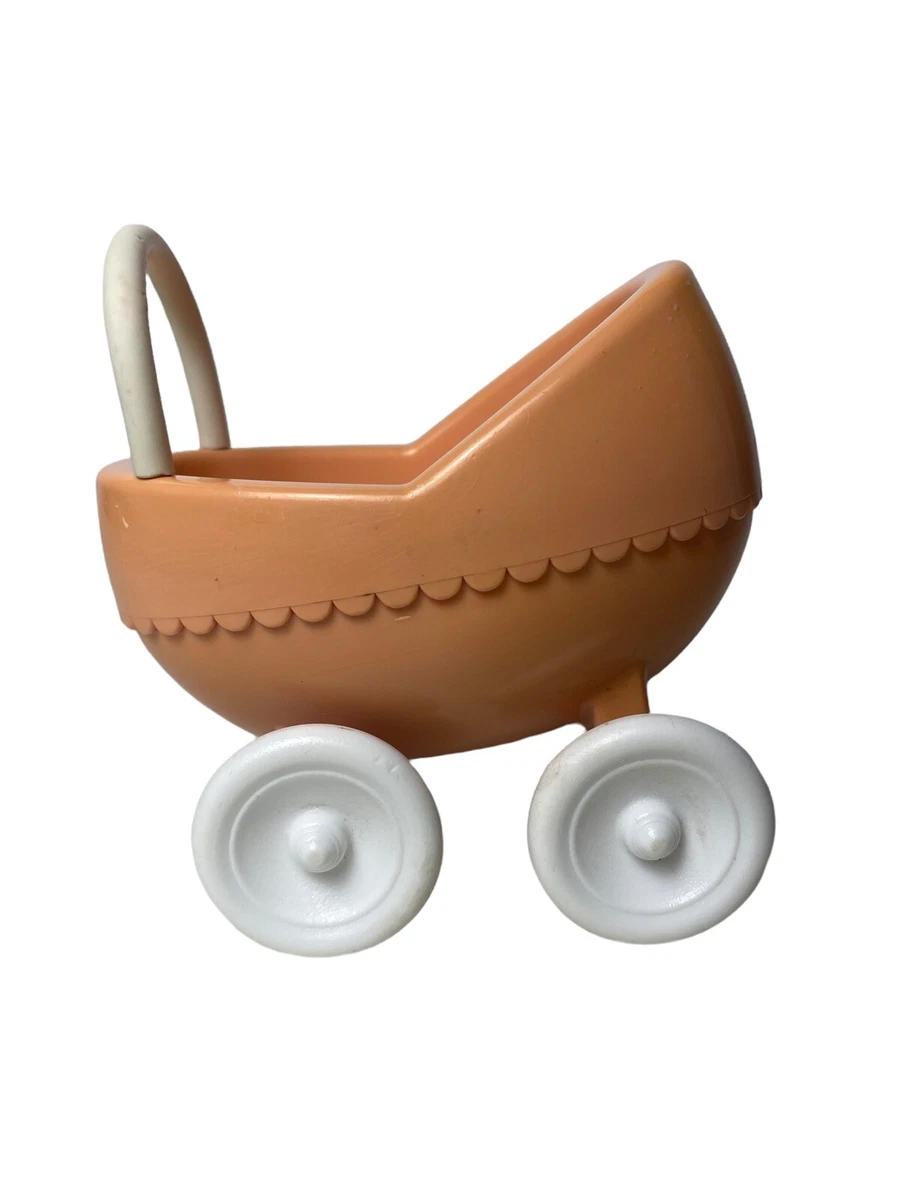 VTG Little Tikes Dollhouse Mini BABY BUGGY Doll STROLLER Furniture