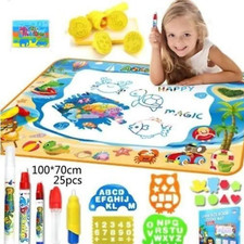 Tapis Dessin Coloré Enfant 100 x 70 cm Jouets éducatifs pour Enfants
