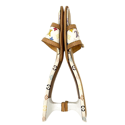 LV お洒落美脚サンダル（MONOGRAM MULITICLORE） LOUIS VUITTON Vintage Multicolor Monogram Sandals Heels
