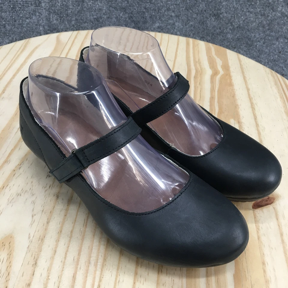 Zapatos para mujer El Naturalista 38 Mary Jane cuero negro cuña informales punta redonda Foto 3 de 4