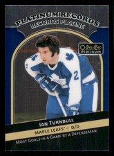 2017-18 O-Pee-Chee Platinum Platinum Records #PR8 Ian Turnbull