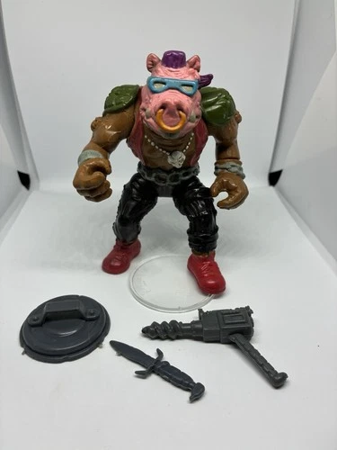 Vintage 1988 TMNT BEBOP (soft head) 100% Complete Teenage Mutant Ninja Turtles