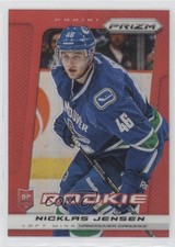 2013-14 Panini Prizm Target Red Prizm Nicklas Jensen #293 9oa