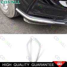 For Honda CR-V CRV 2023-2024 Chrome Silver Bumper Side Spoiler Apron Guard Strip