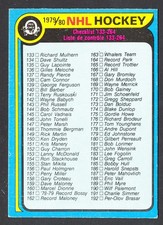 1979-80 O-Pee-Chee 79 OPC NHL Hockey Cards - Complete your set  - cards 201-396