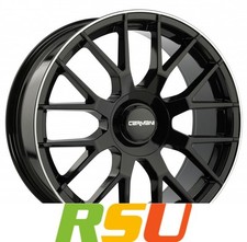 4x Carmani 19 Hugo black lip polish 8x19" ET30 LK5 112 ML 66.7 Alufelgen 19 Zoll