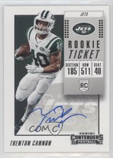2018 Contenders Rookie Ticket/Rookie Ticket Variation Trenton Cannon Auto 00m9