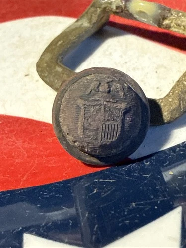 Dug Civil War 💥 🇺🇸 💣 New York Staff Cuff Button