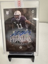 Micah Parsons 2021 Panini Luminance Rookie Luminance Autograph #156 152/349 