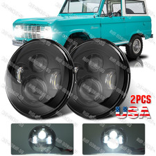 2pcs 7 Inch Led Headlights Hilo Beam Drl Lamp For Ford Bronco 1966-1978 12000lm 2pcs 7 Inch Led Headlights Hilo Beam Drl Lamp For Ford Bronco 1966-1978 12000lm