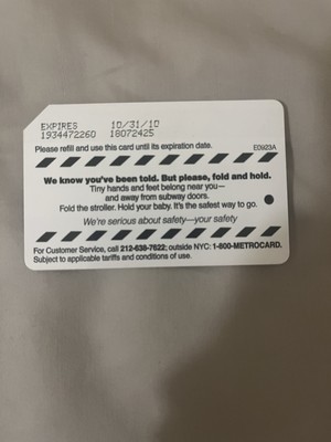 NYCT MTA MetroCard - You ve Been Told