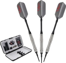 Viper by GLD Products V-Factor 90 Tungsten Soft Tip Dart Set with Case, Fine