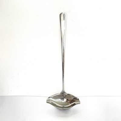 Windsor Silversmiths Japan Stainless Gravy Sauce Ladle Double Spout 15 Inch
