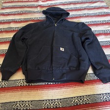 Carhartt Men s Navy Loose Fit Full Zip Hooded...