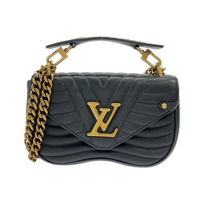 Louis Vuitton New Wave Chain Crossbody PM Black Leather for sale
