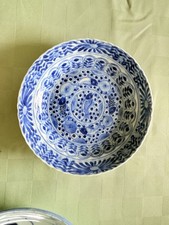 Kleiner Teller China Blau Wei&szlig;