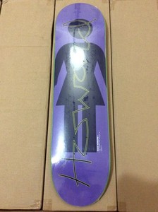 2002 NOS Girl Skateboards OG Script Rick Howard Skateboard Deck Chocolate Rare