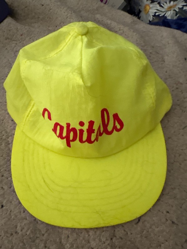 Washington Capitals Neon Yellow Cap