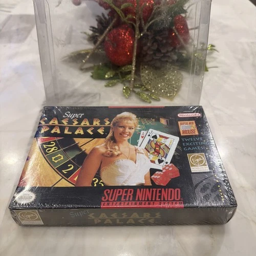Super Caesars Palace (Super Nintendo, 1993) New never opened Sealed