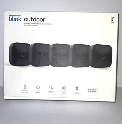 blink outdoor - Battery-Powered Security Cameras - 5 Camera System