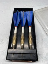 Vintage Unicorn Blue Feather Set Of Darts