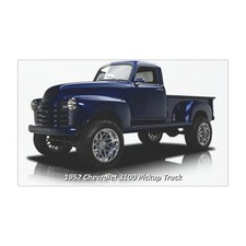 Car Magnet Of 1952 Chevrolet 3100 Pickup Truck Car Magnet Of 1952 Chevrolet 3100 Pickup Truck