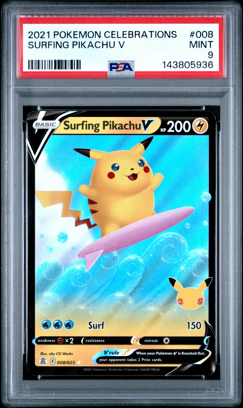 Surfing Pikachu V #8