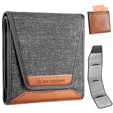 Lens Filter Pouch Case 3 Pocket Professional Photography Bag Up To 82mm