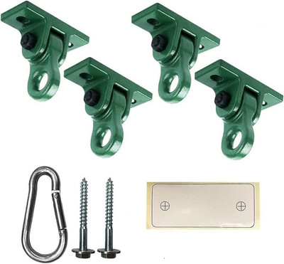 Heavy Duty Green Swing Hangers Screws Bolts Included over 5000 Lb Capacity Playg