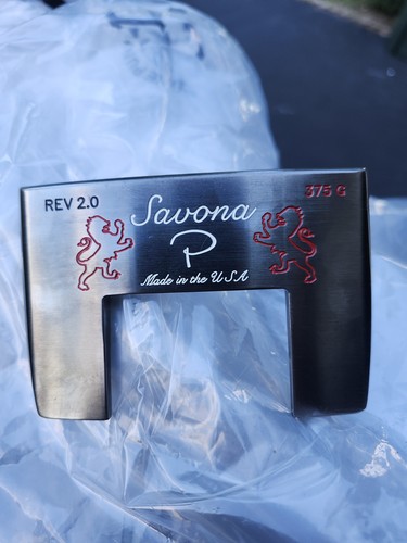 PIRETTI SAVONA REV 2.0 MILLED MALLET PUTTER 375G +Cover SuperStroke Grip 99%New - Picture 2 of 19