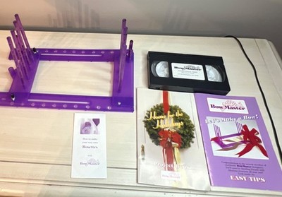 Vintage 1994 BowMaster Bow Maker Kit BF-5733 VHS Instructions Guides Complete