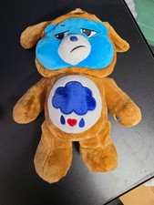 Care Bears Grumpy Bear In Brown Hoodie With Raining Cloud 12 Plush 2021