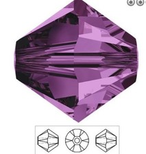 Swarovski 3mm Crystal Bicone 5301/5328 Beads Open Pack - Select color quantity