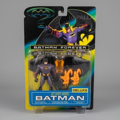BATMAN FOREVER - ATTACK WING BATMAN DELUXE MOC EU-CARD / KENNER 1995