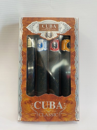 Cuba Classic 4 Piece Variety Set 4 X 1.17 Oz EDT Cologne for Men New in Box - Picture 3 of 3