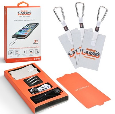 Phone Lanyard, Universal 3 Pack White Grip Patches With Adjustable Neck & Wrist
