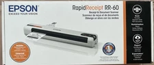 Epson RapidReceipt RR-60 Wireless Receipt + Document Scanner NEW ——23