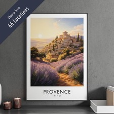 European Travel Poster Print – Contemporary Style Wall Art Décor