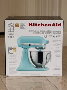 New KitchenAid 4.5 Quart Stand Mixer Tilt-Head Stand Mixer - Mineral Water Blue