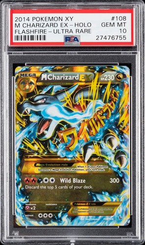 M Charizard-EX graded PSA 10 for sale on eBay