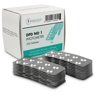 POOL Total DPD 1 Photometer Tabletten 500 Stk. für SCUBA II Tintometer Lovibond