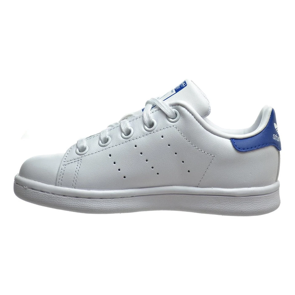 Adidas Stan Smith C Niños Pequeños Zapatos Talla 1.0 Blanco Azul - BB0694 Foto 4 de 4