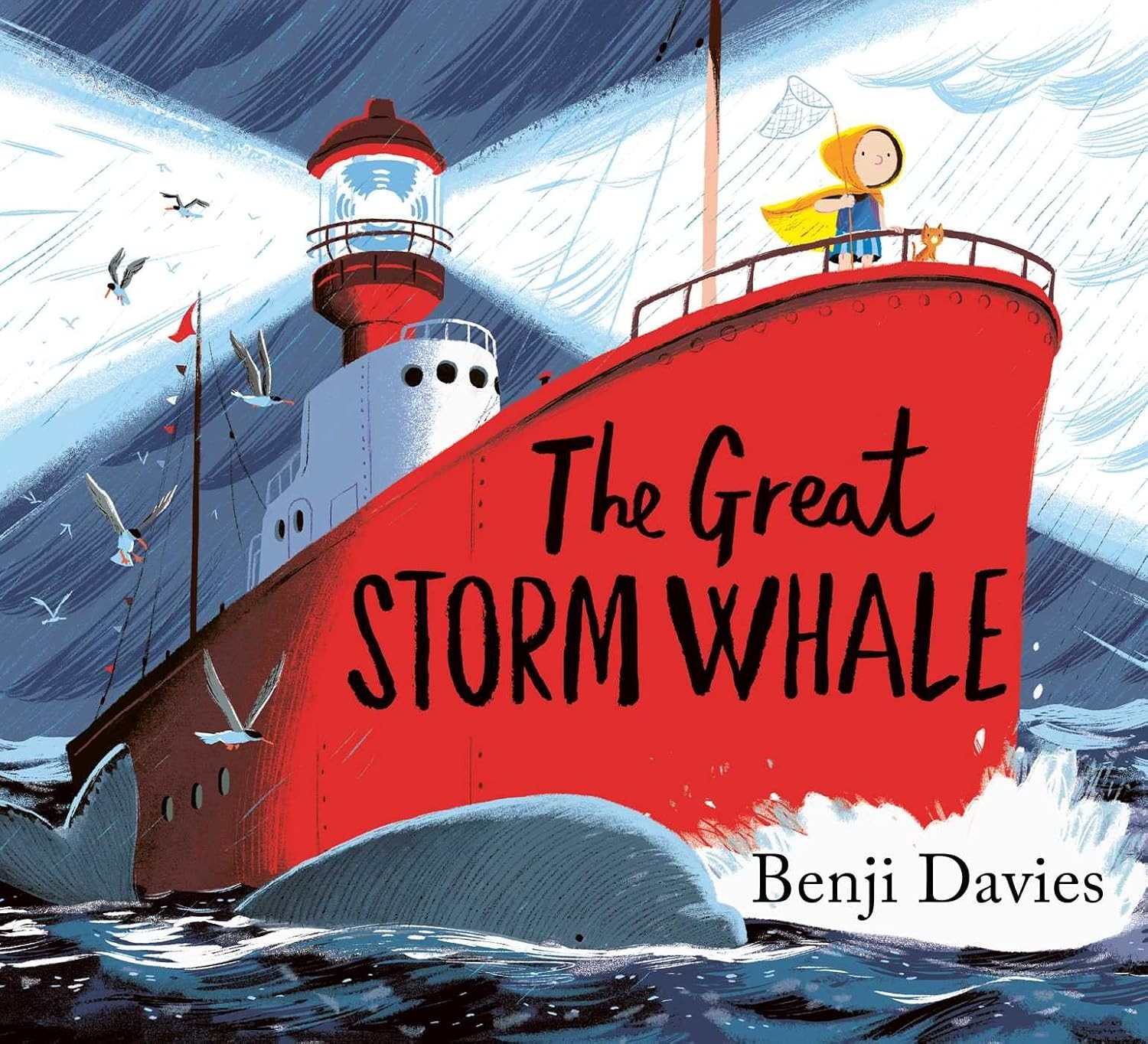 The Great Storm Whale Benji Davies Childrens Picture Book Story Age 3-8 - Image 8