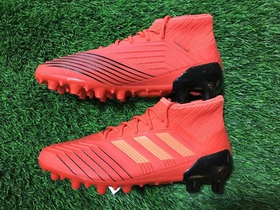 adidas Predator 19.2 Japan HG/AG Soccer Cleats Red 26cm Mid Cut Spray Prevention
