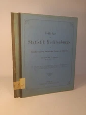 Contributions to statistics of Mecklenburg. From Grand Ducal Statistics 611842