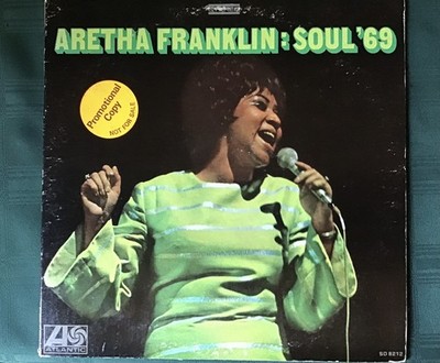 ARETHA FRANKLIN    Soul '69   1969  1st US White Label  Promo LP 