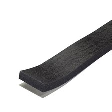 Foam Tape, 10 Ft., Black, Sponge, Sold As: Roll, 5Mfg7