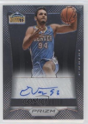 2012-13 Panini Prizm Evan Fournier #84 Rookie Auto RC g2u